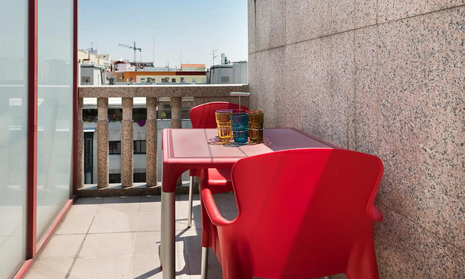 Terraza de Piso de alquiler en Madrid con Aire acondicionado, Calefacción y Jardín privado