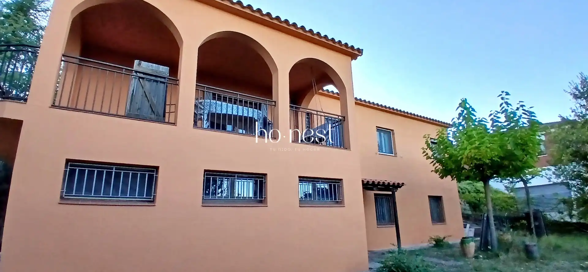 Vista exterior de Casa o xalet en venda en Pontons amb Calefacció, Jardí privat i Terrassa
