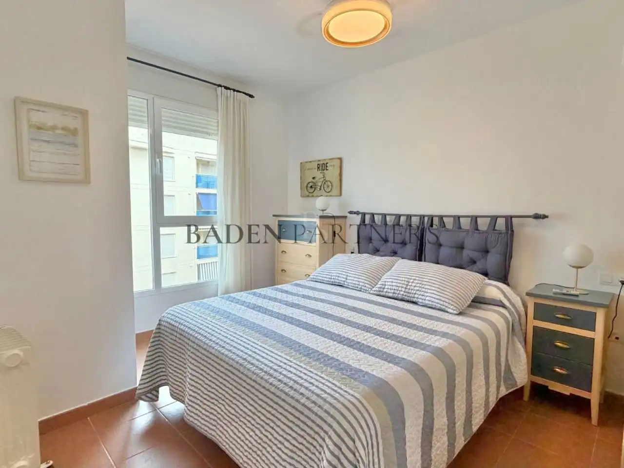 Schlafzimmer von Wohnung zur Miete in Vinaròs mit Klimaanlage, Möbliert und Balkon