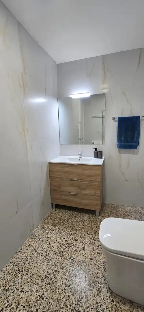 Baño de Piso de alquiler en Manresa con Calefacción, Amueblado y Horno