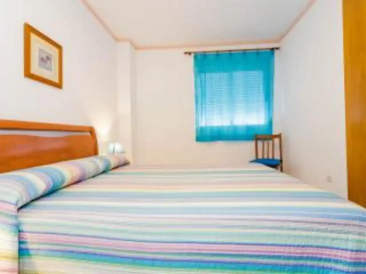 Schlafzimmer von Wohnungen zur Miete in Oropesa del Mar / Orpesa mit Klimaanlage, Schwimmbad und Balkon