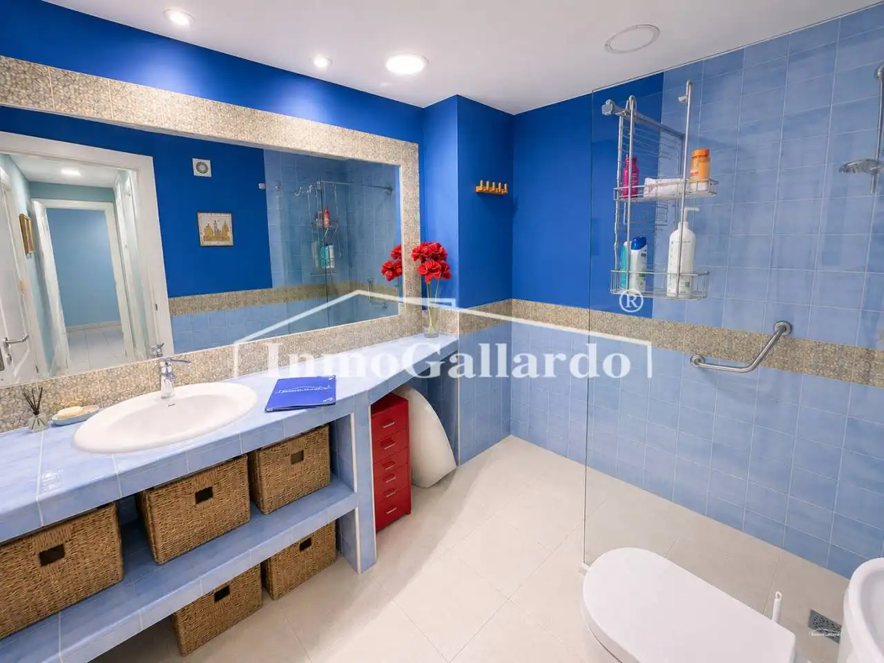 Badezimmer von Wohnung zum Verkauf in Málaga mit Klimaanlage, Heizung und Terrasse