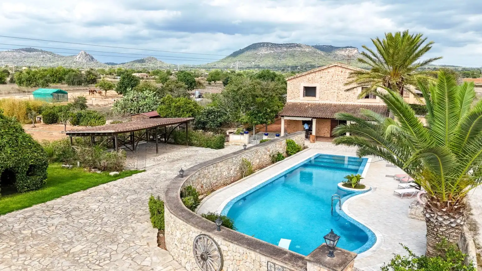 Piscina de Casa o xalet en venda en Llucmajor amb Aire condicionat, Calefacció i Terrassa