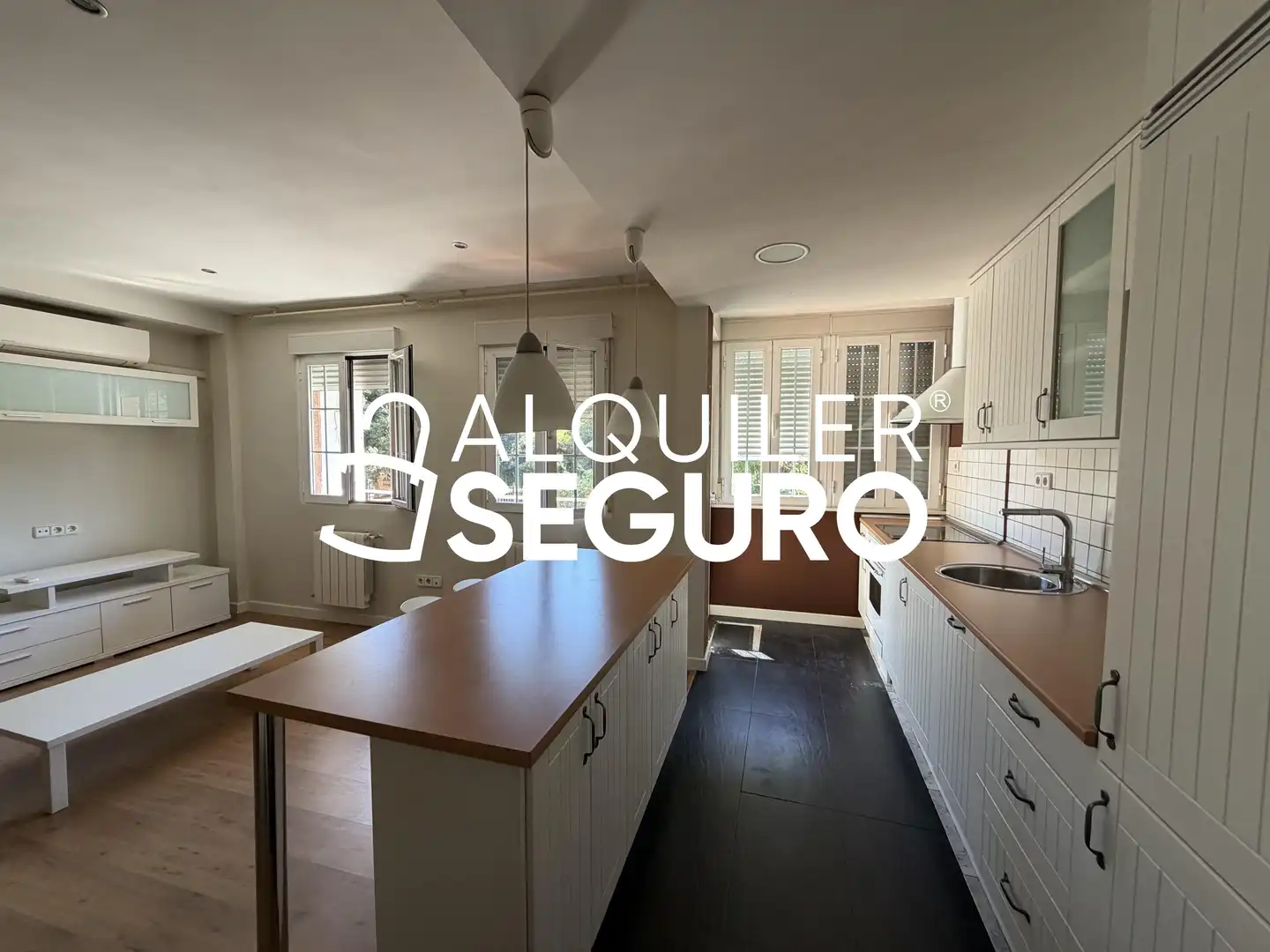 Cocina de Piso de alquiler en Leganés con Aire acondicionado, Calefacción y Amueblado