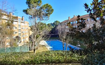 Jardí de Pis de lloguer en Pozuelo de Alarcón amb Terrassa i Piscina