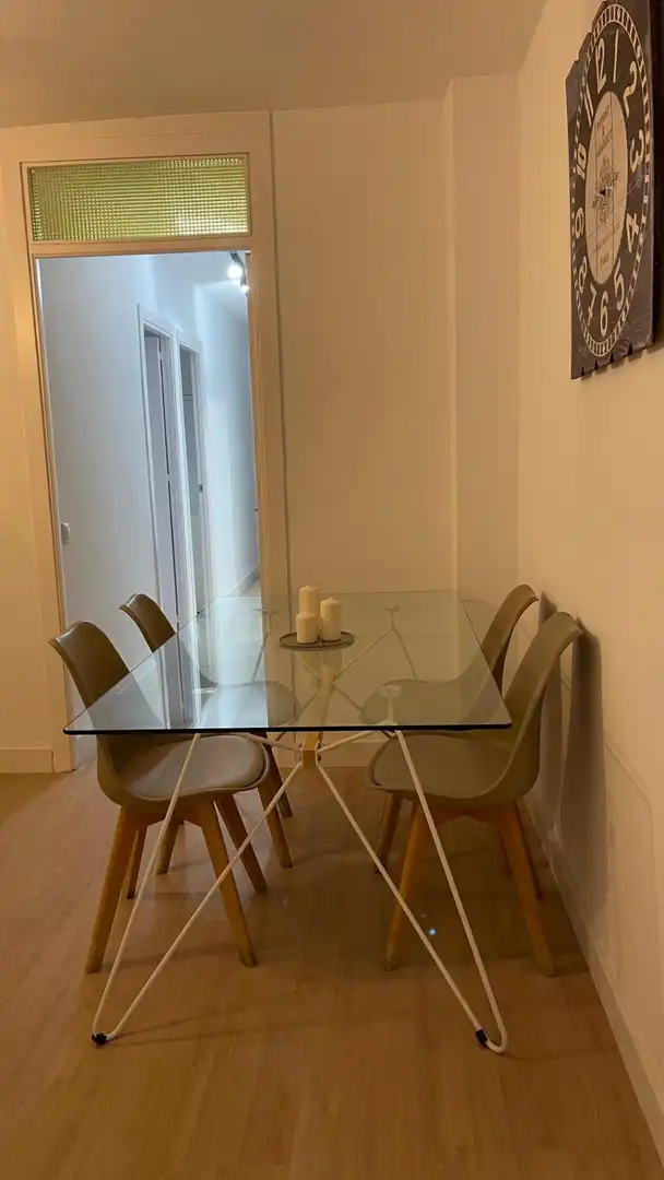 Comedor de Piso de alquiler en Málaga con Aire acondicionado, Terraza y Amueblado