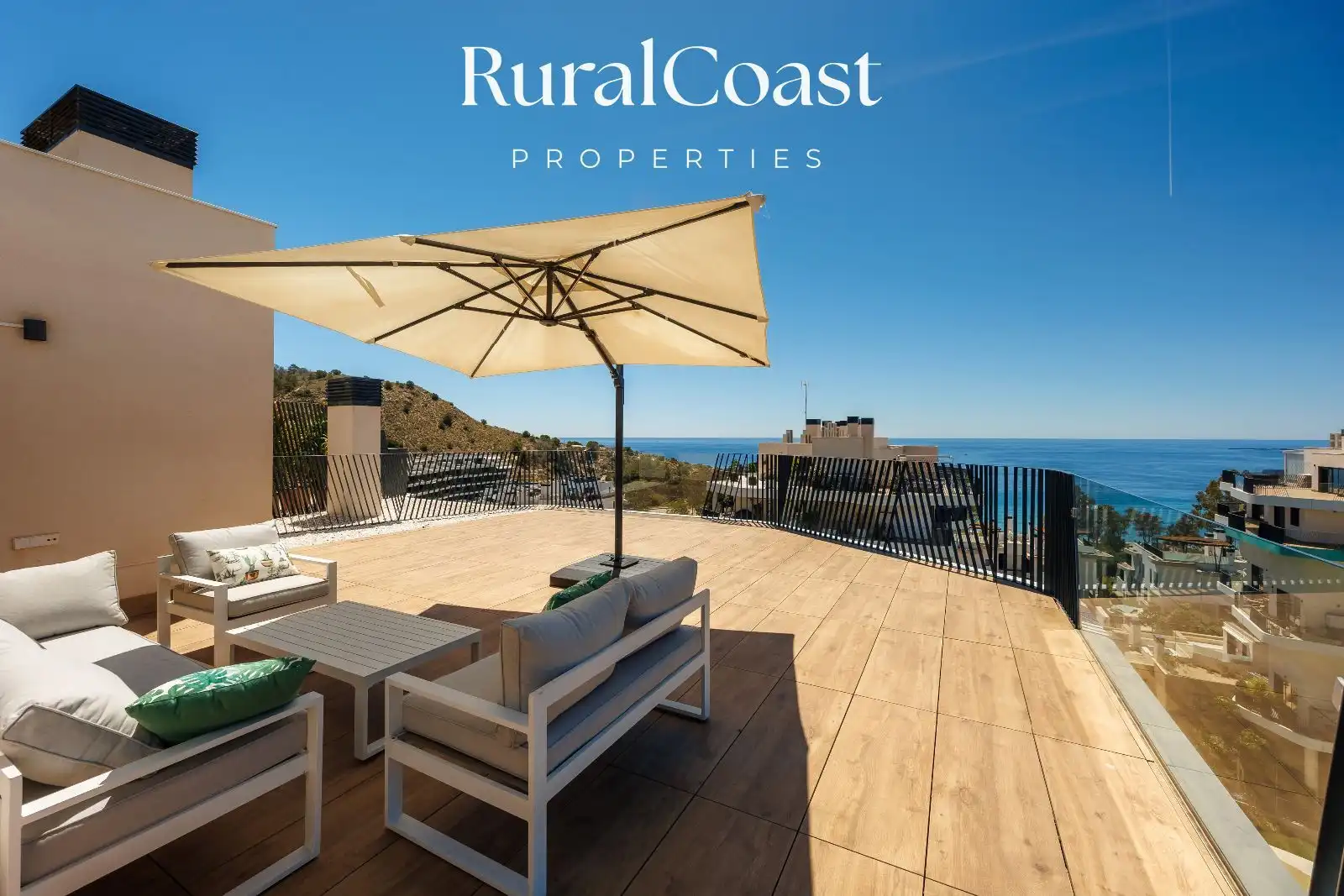 Terraza de Dúplex en venta en Villajoyosa / La Vila Joiosa con Aire acondicionado, Terraza y Trastero