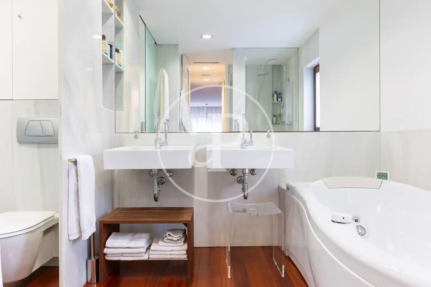 Bathroom of Houses for sale in Sant Cugat del Vallès  with Air Conditioner, Heating and Private garden