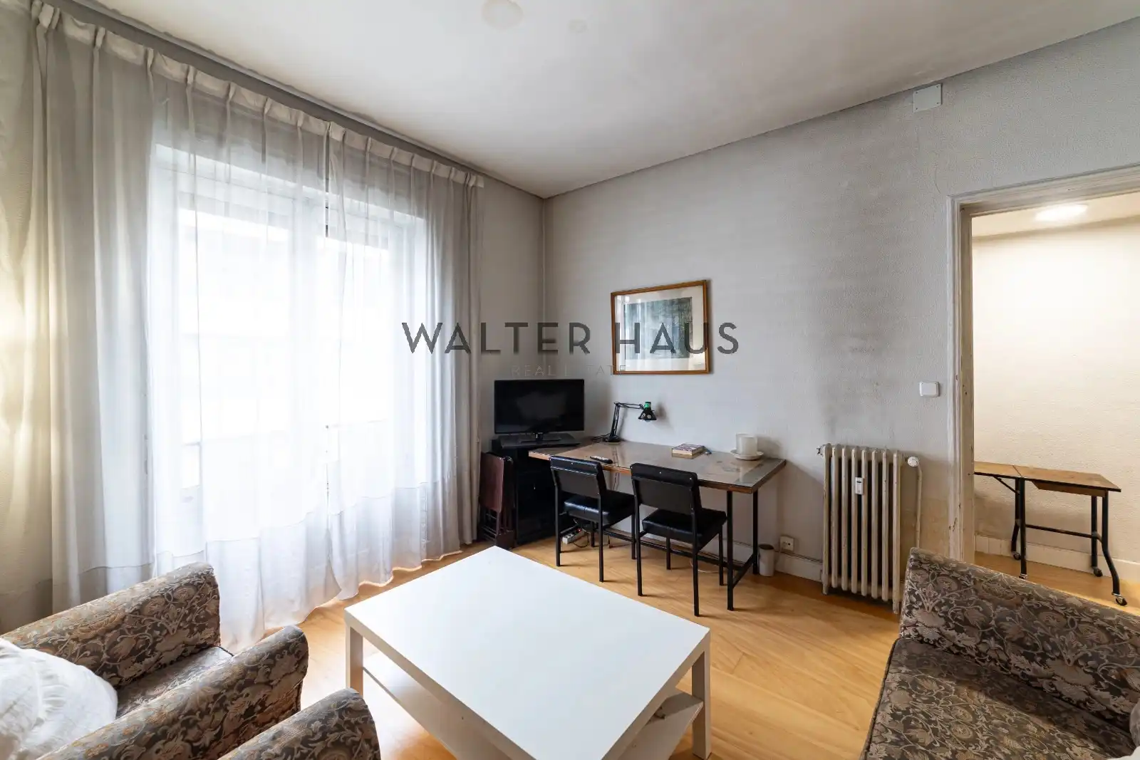 Sala d'estar de Àtic en venda en Madrid amb Calefacció, Terrassa i Traster