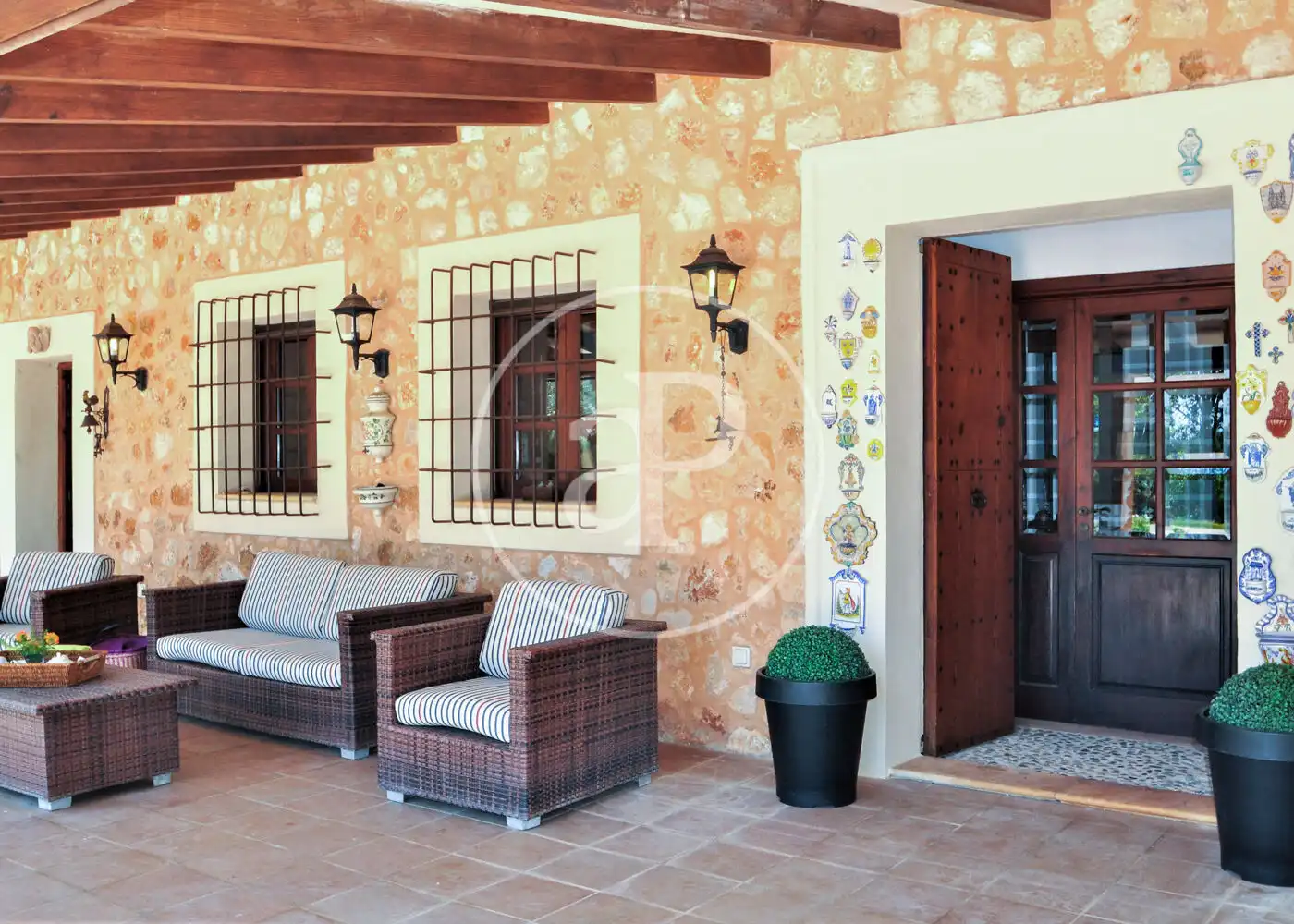 Terraza de Casa o chalet en venta en Binissalem con Aire acondicionado, Calefacción y Jardín privado