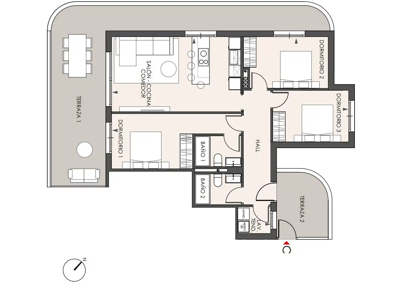 Apartament amb piscina en venda a Los Pacos, imagen 11