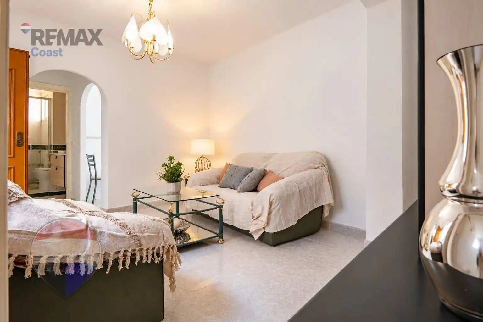 Sala de estar de Piso en venta en Málaga