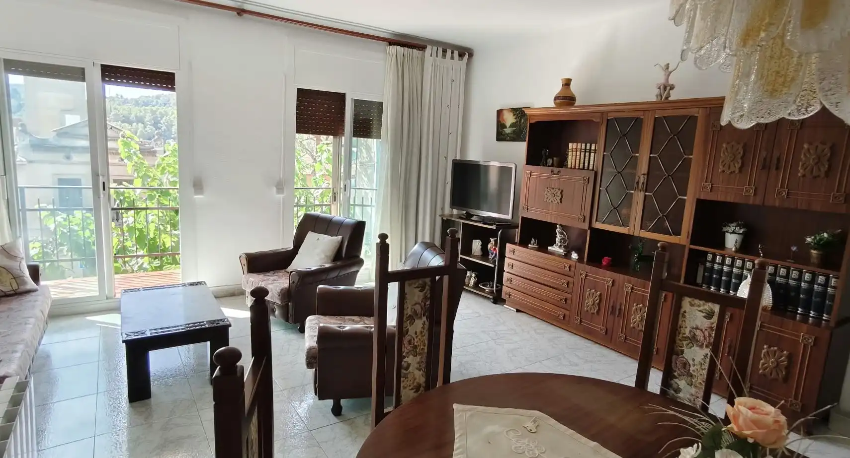 Sala de estar de Piso en venta en Cervelló con Calefacción, Amueblado y Horno