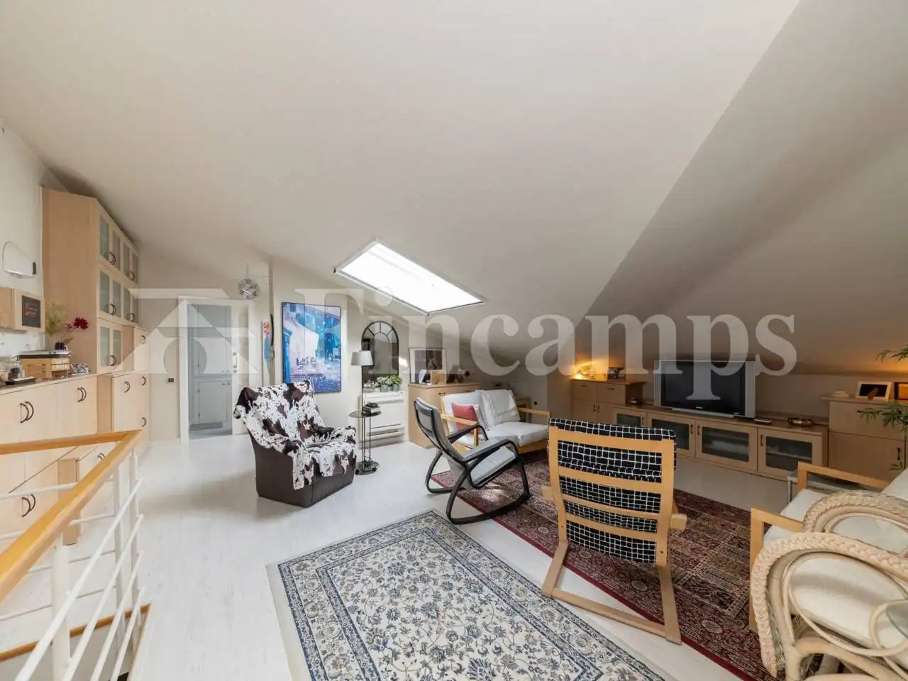 Living room of Flat for sale in Sant Quirze del Vallès  with Air Conditioner, Heating and Parquet flooring