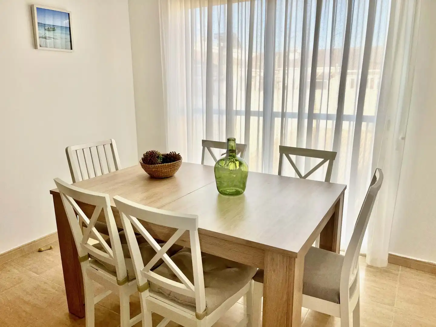 Esszimmer von Wohnung zum Verkauf in Torreblanca mit Klimaanlage, Heizung und Schwimmbad