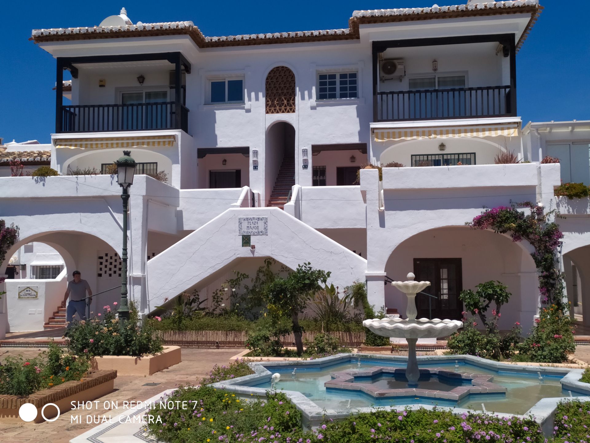 Vista exterior de Apartament de lloguer en Mijas amb Aire condicionat, Rentadora i Alarma