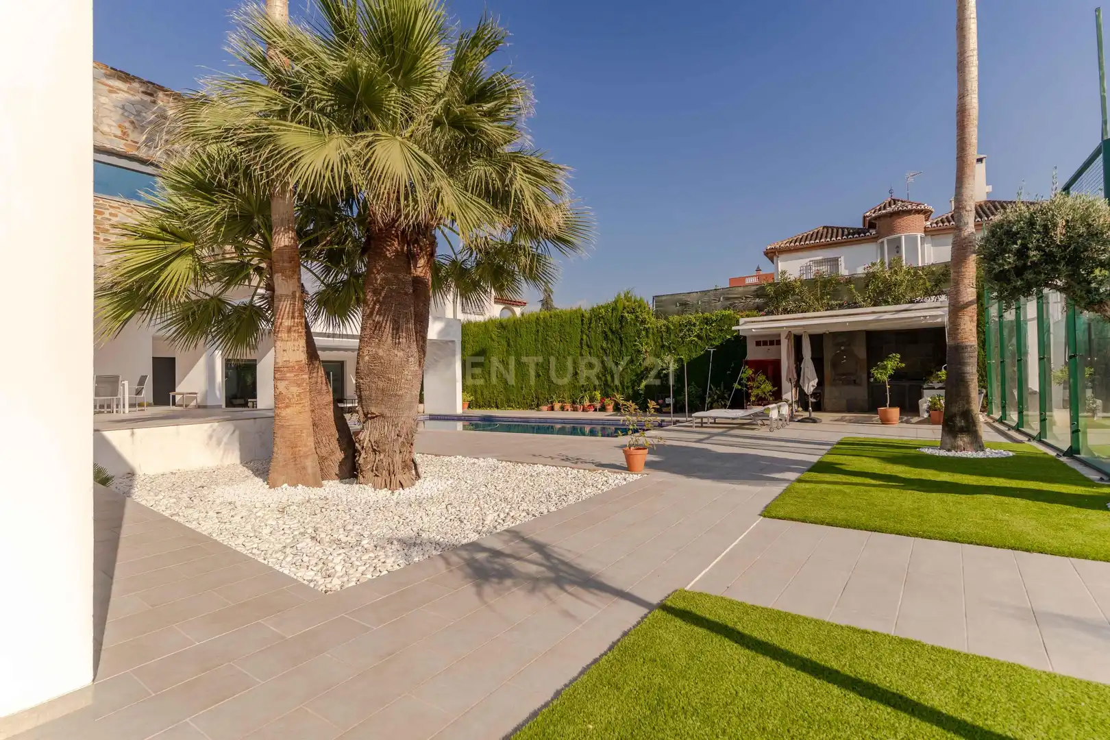 Vista exterior de Casa o xalet en venda en Gójar amb Aire condicionat, Jardí privat i Traster