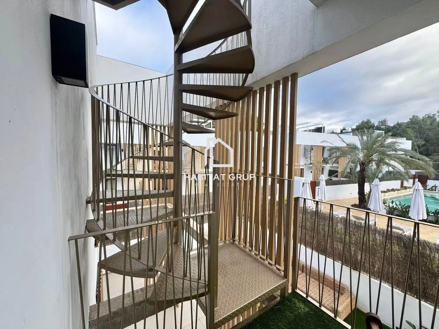 Balcony of Flat for rent in Sant Antoni de Portmany  with Air Conditioner, Heating and Terrace