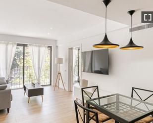 Sala d'estar de Pis de lloguer en  Barcelona Capital amb Aire condicionat, Calefacció i Moblat