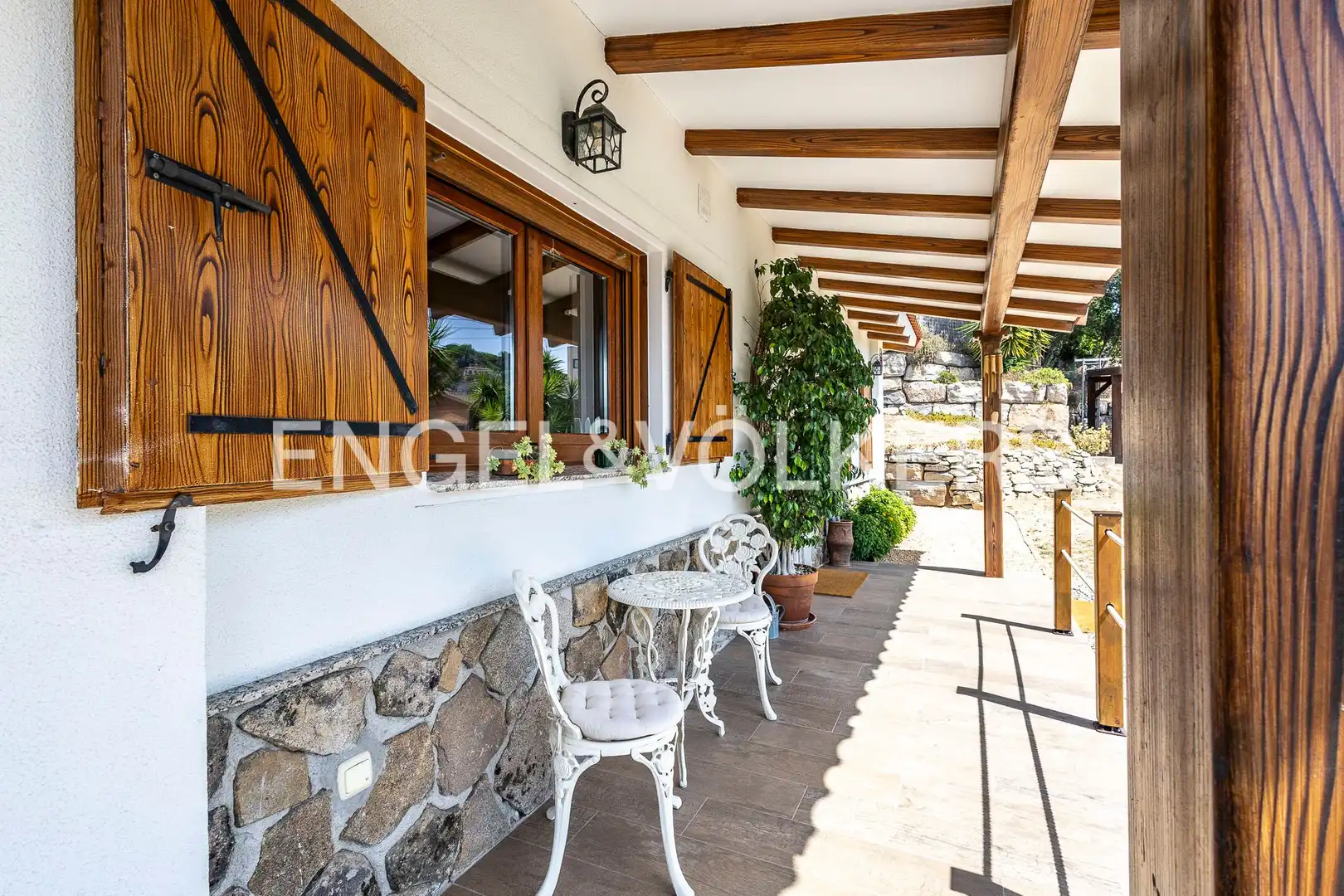 Terraza de Casa o chalet en venta en Vilanova del Vallès con Aire acondicionado, Calefacción y Jardín privado