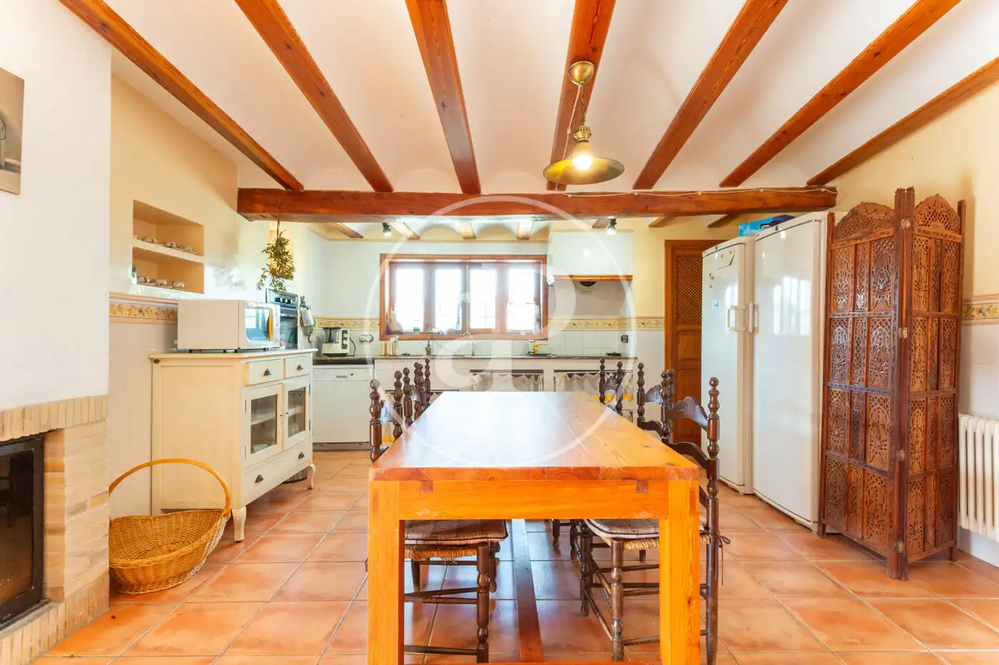Cuina de Finca rústica en venda en Alicante / Alacant amb Calefacció, Jardí privat i Terrassa
