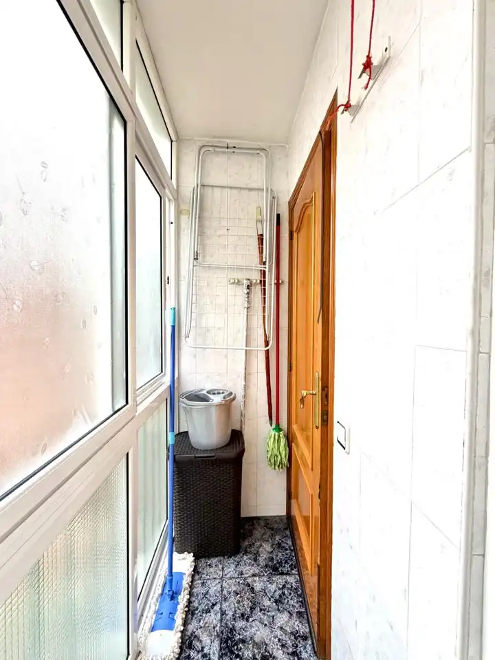 Balcony of Flat for sale in Barcelona  with Air Conditioner