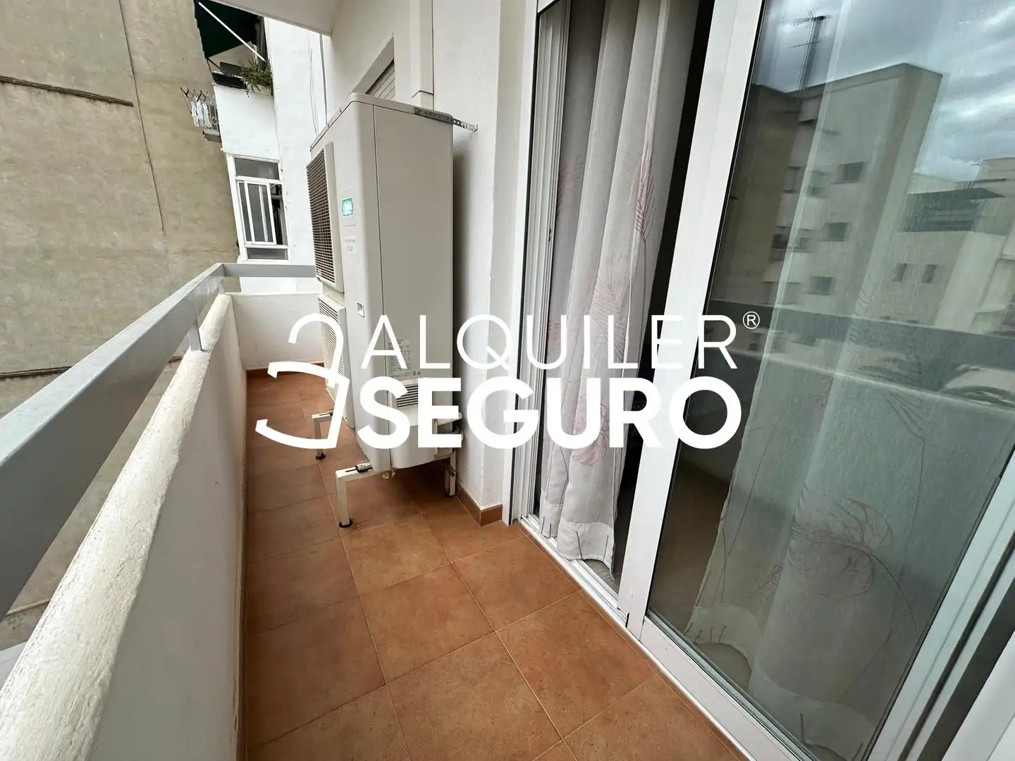 Balcony of Flat for rent in Torrent  with Air Conditioner, Terrace and Furnished