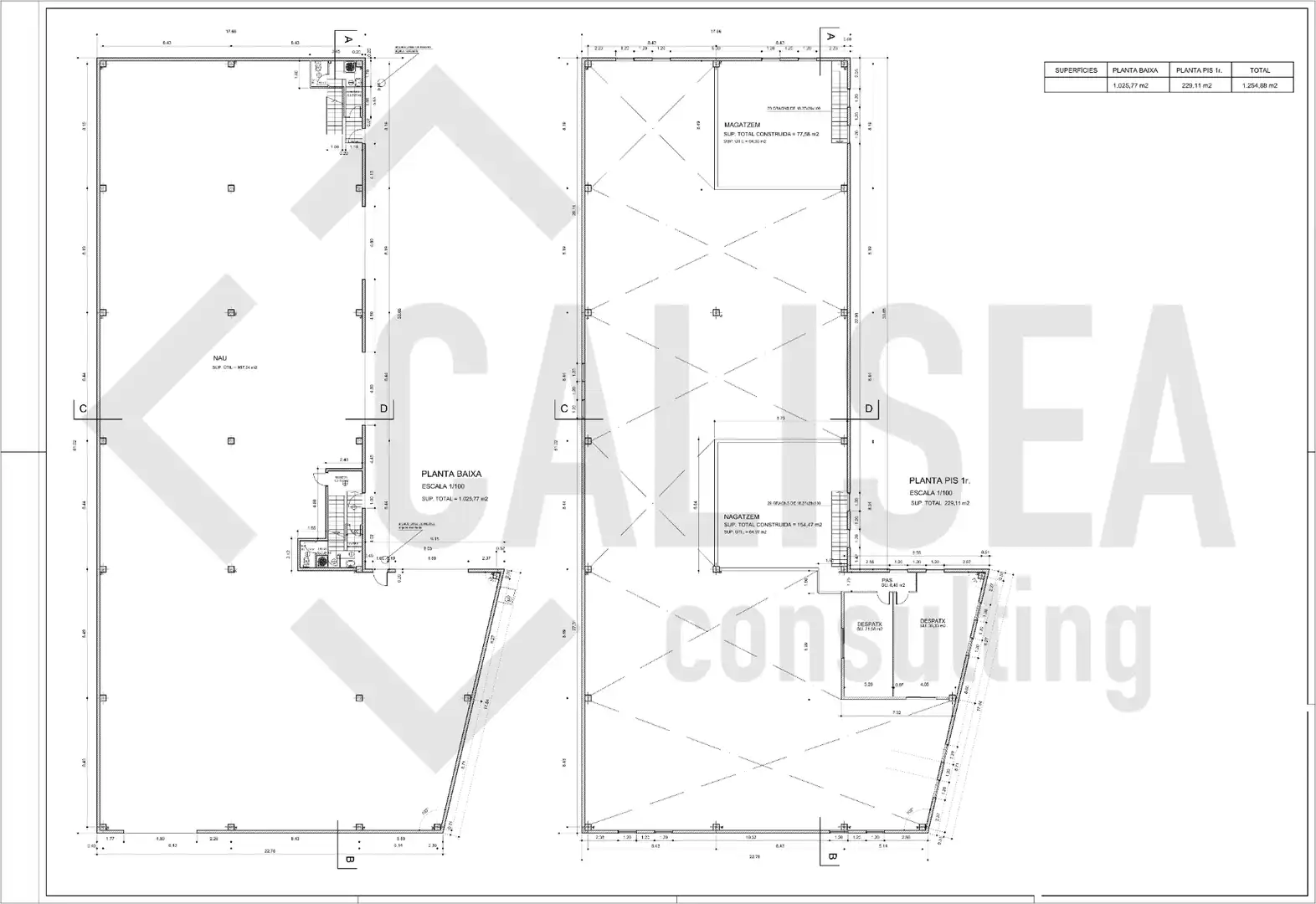 Nave industrial de alquiler en Can Vinyals  