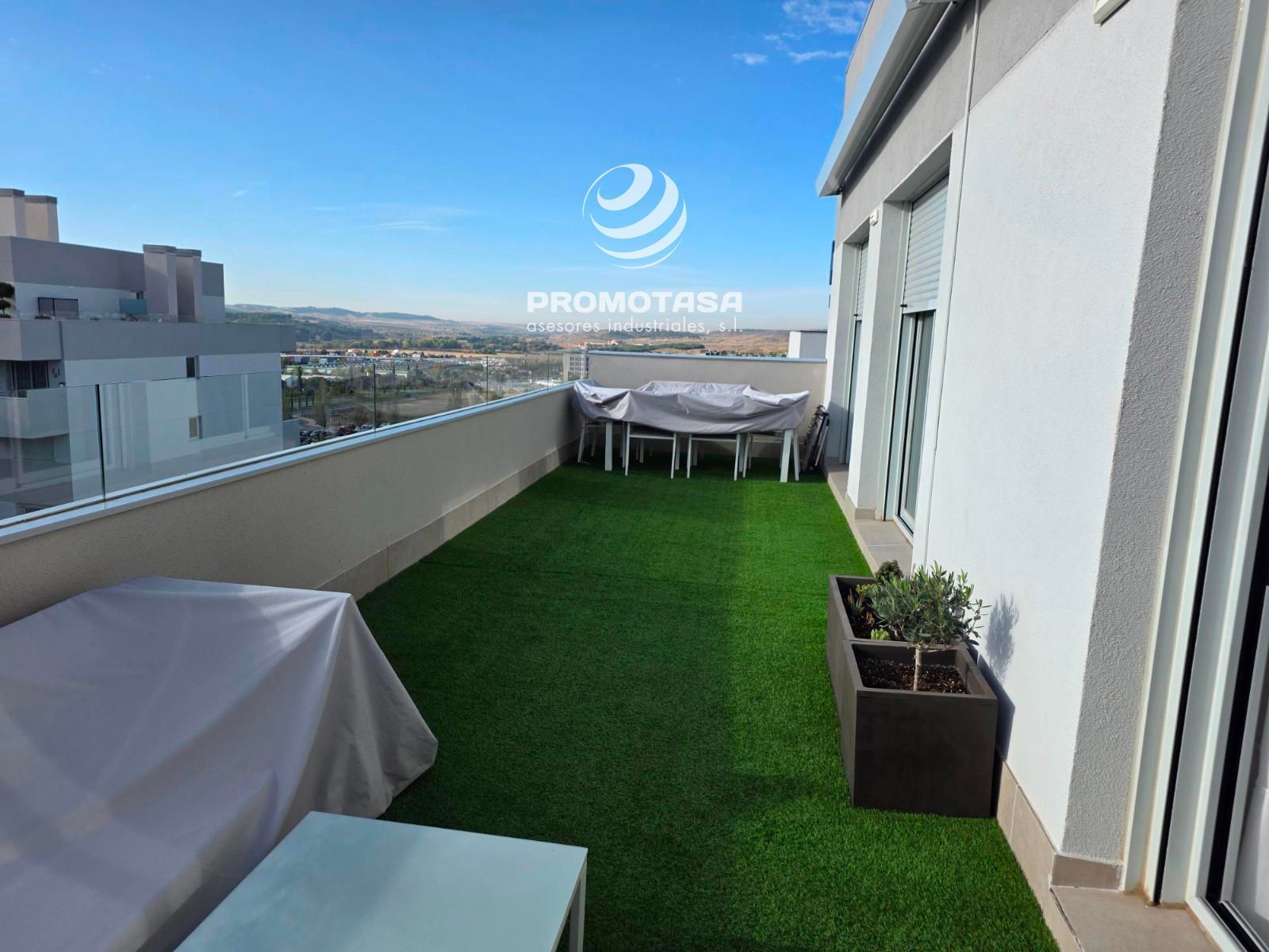 Terrace of Attic to rent in Rivas-Vaciamadrid  with Air Conditioner, Heating and Parquet flooring