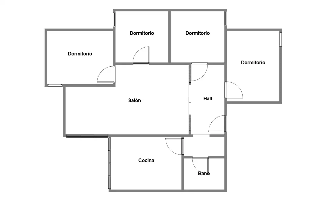 Flat for sale in Madrid  with Air Conditioner