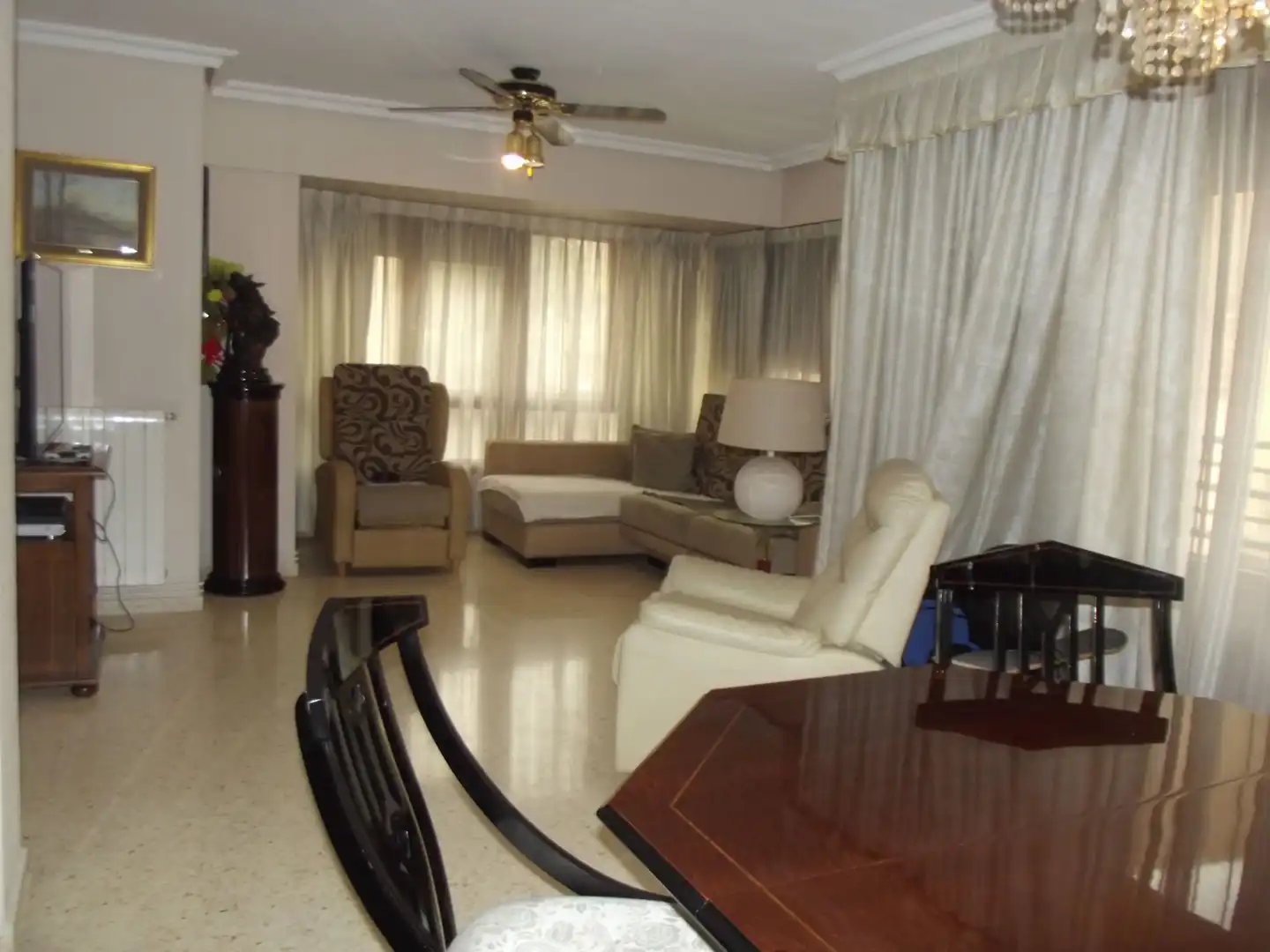 Wohnzimmer von Wohnung zum Verkauf in Almansa mit Heizung und Möbliert
