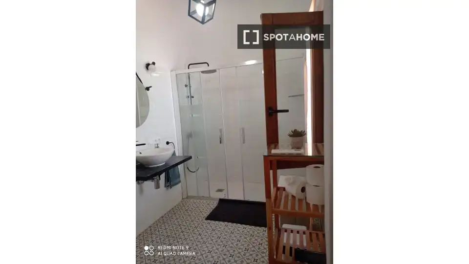 Bany de Apartament per a compartir en Mijas amb Aire condicionat, Terrassa i Moblat