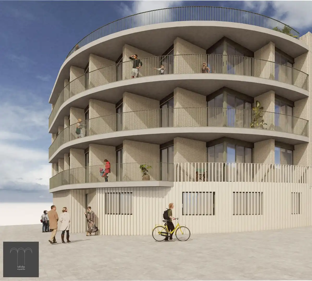 Vista exterior de Piso en venta en Calella con Calefacción y Terraza