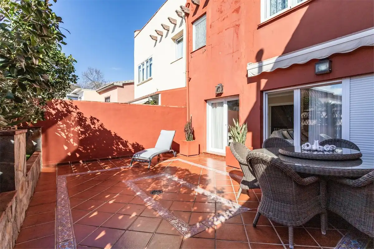 Terraza de Casa adosada en venta en Benalmádena con Amueblado