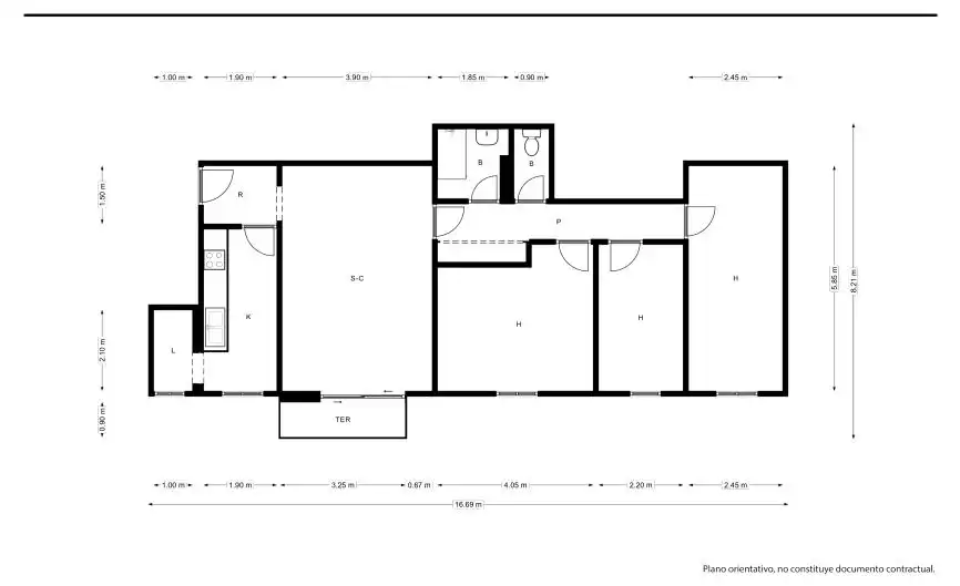Appartement avec ascenseur à vendre à C/ Aprestadors, imagen 22