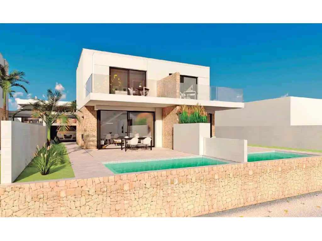 Vista exterior de Casa o xalet en venda en Vera amb Aire condicionat, Terrassa i Piscina