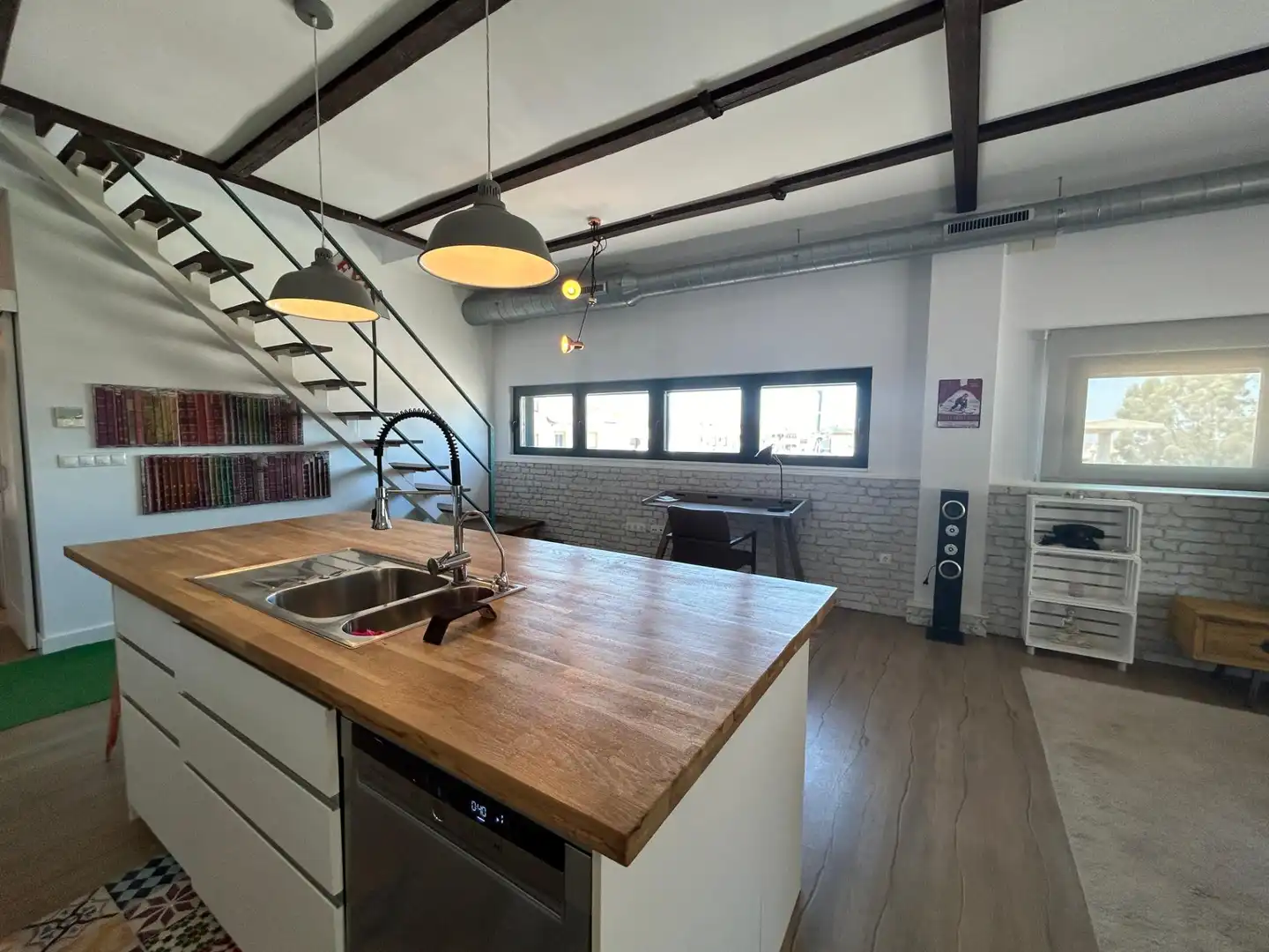 Cocina de Loft en venta en Santa Pola con Aire acondicionado, Terraza y Balcón