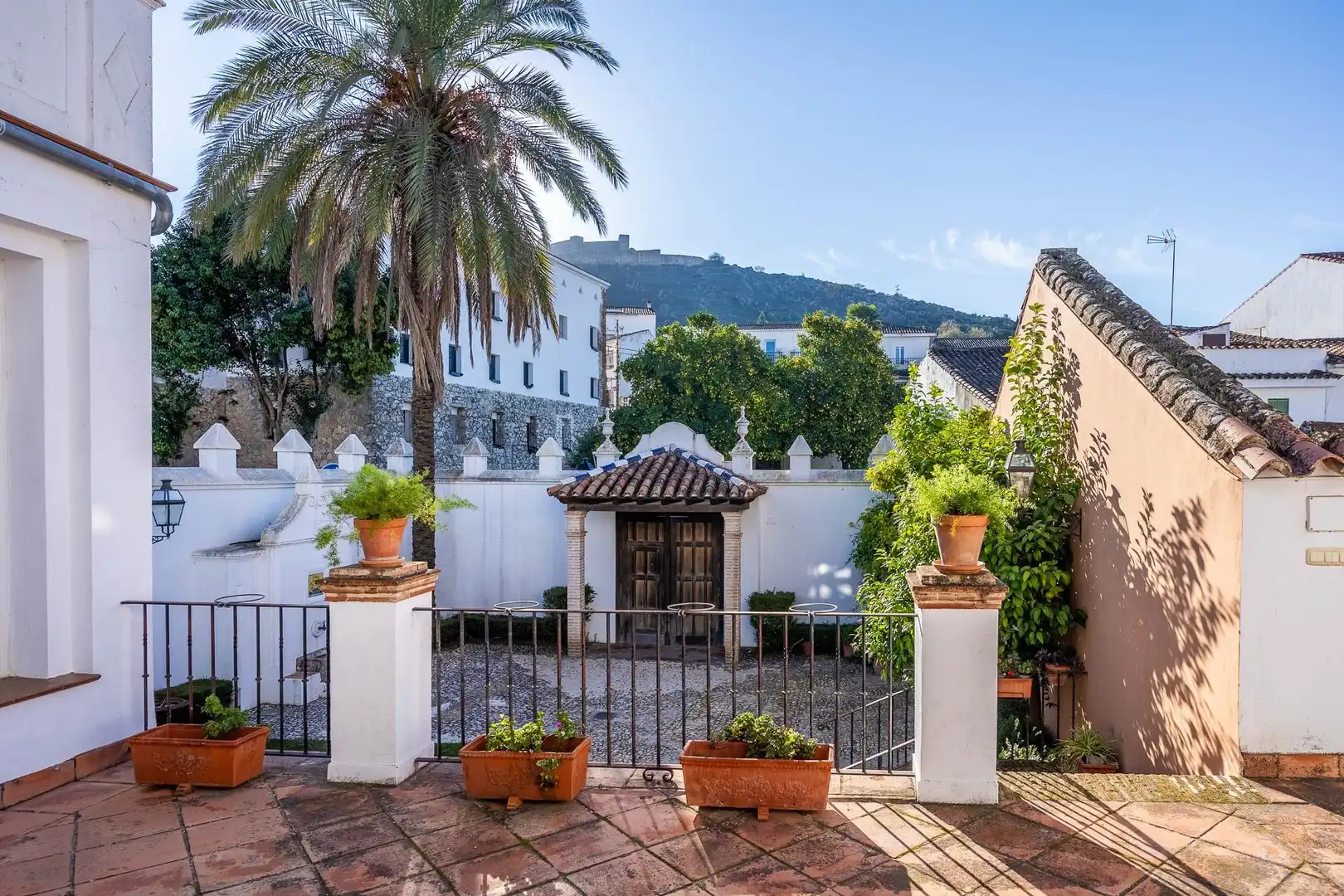 Vista exterior de Casa o chalet de alquiler en Aracena con Aire acondicionado, Jardín privado y Terraza