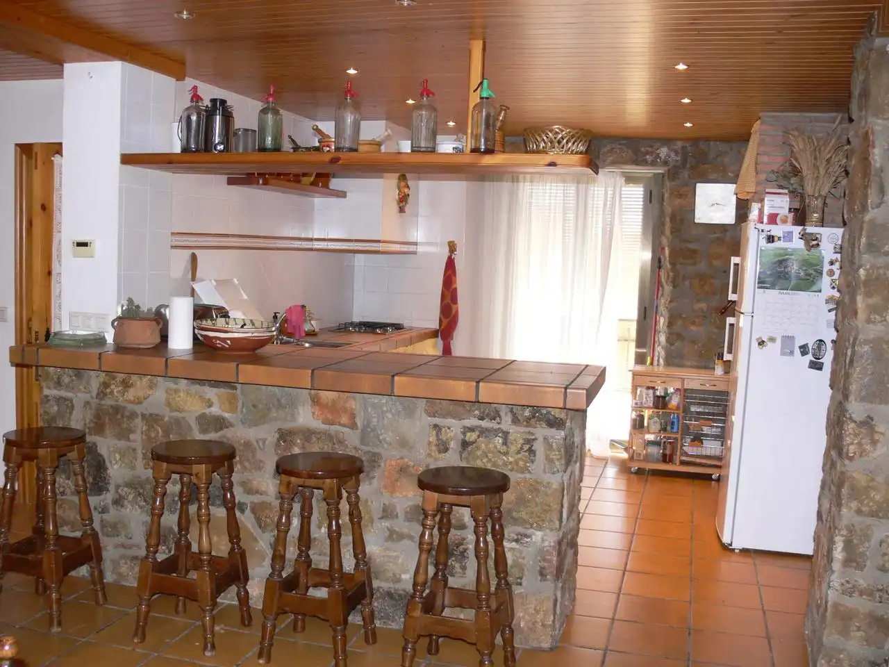 Cuina de Finca rústica en venda en Guissona amb Calefacció, Jardí privat i Terrassa