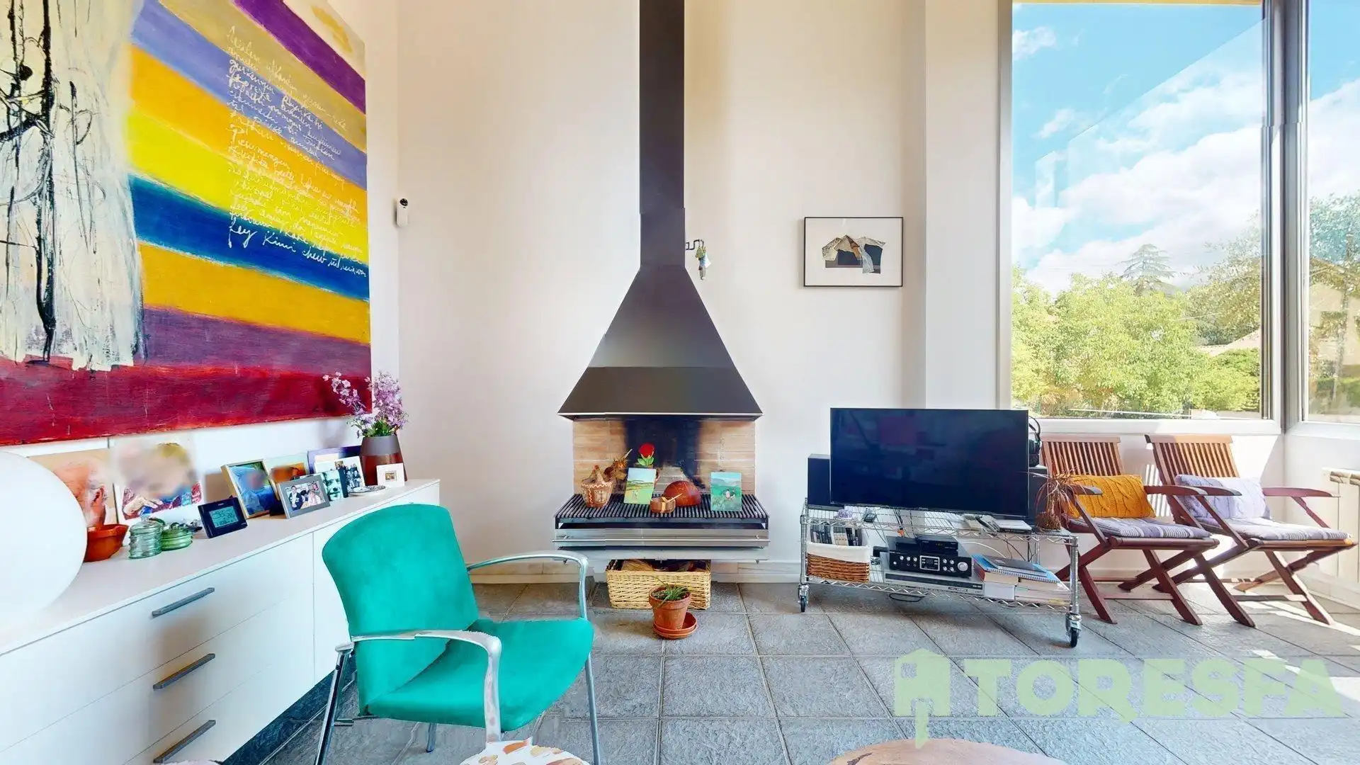 Living room of Houses for sale in Sant Esteve de Palautordera  with Heating