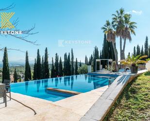 Vista exterior de Casa o xalet de lloguer en Esporles amb Terrassa, Piscina i Moblat