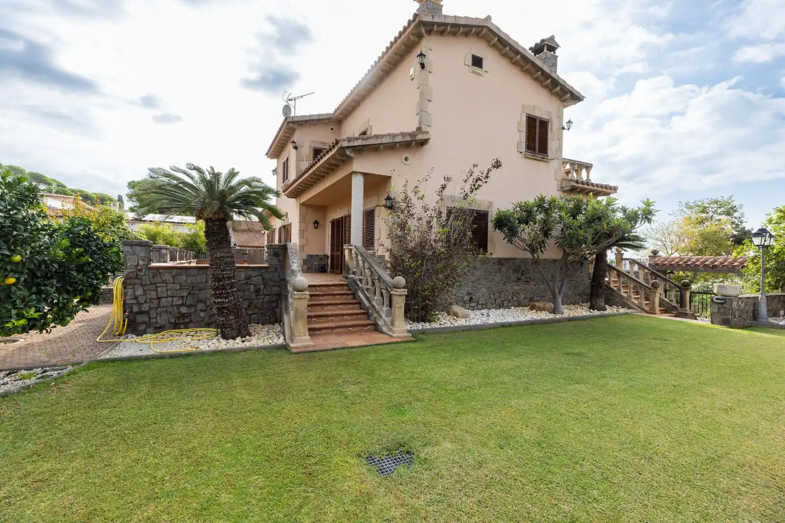 Jardí de Casa o xalet en venda en Mataró amb Terrassa i Piscina