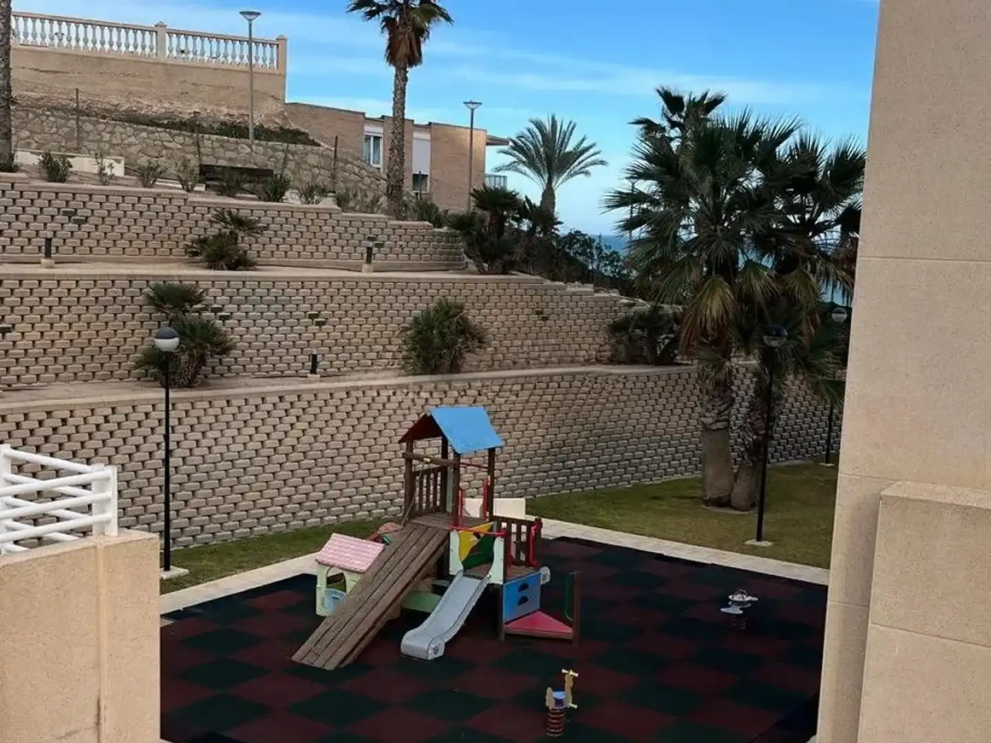 Terrace of Flat for rent in El Campello  with Terrace, Swimming Pool and Oven
