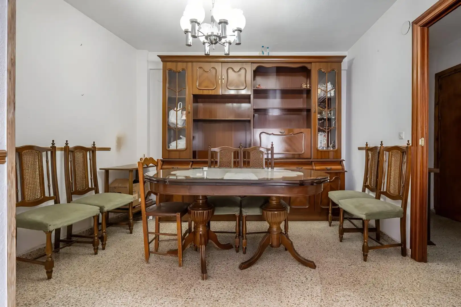 Dining room of Flat for sale in Granada  with Air Conditioner and Balcony