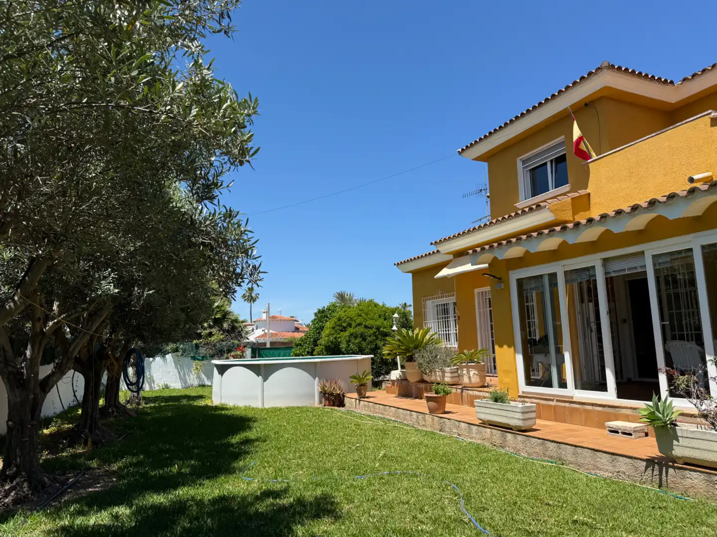 Garden of Houses for sale in Dénia  with Air Conditioner, Heating and Private garden