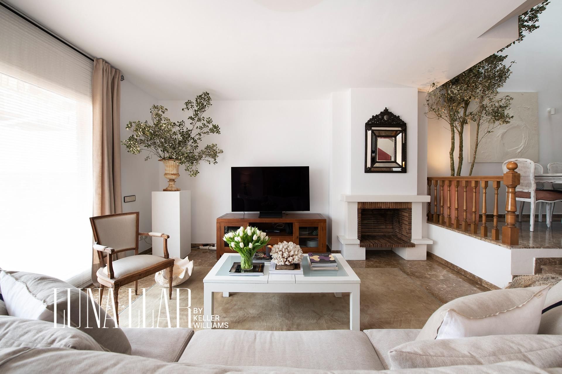 Living room of Single-family semi-detached for sale in Viladecans  with Heating, Terrace and Storage room