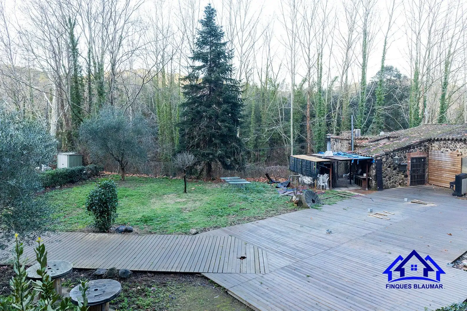 Terraza de Local de alquiler en Sant Iscle de Vallalta con Aire acondicionado y Terraza
