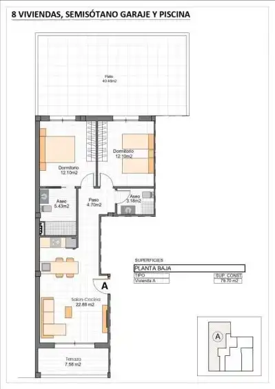 Apartament en venda en Mazarrón