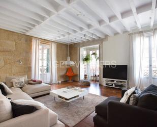 Living room of Apartment to rent in Bilbao   with Heating, Parquet flooring and Furnished
