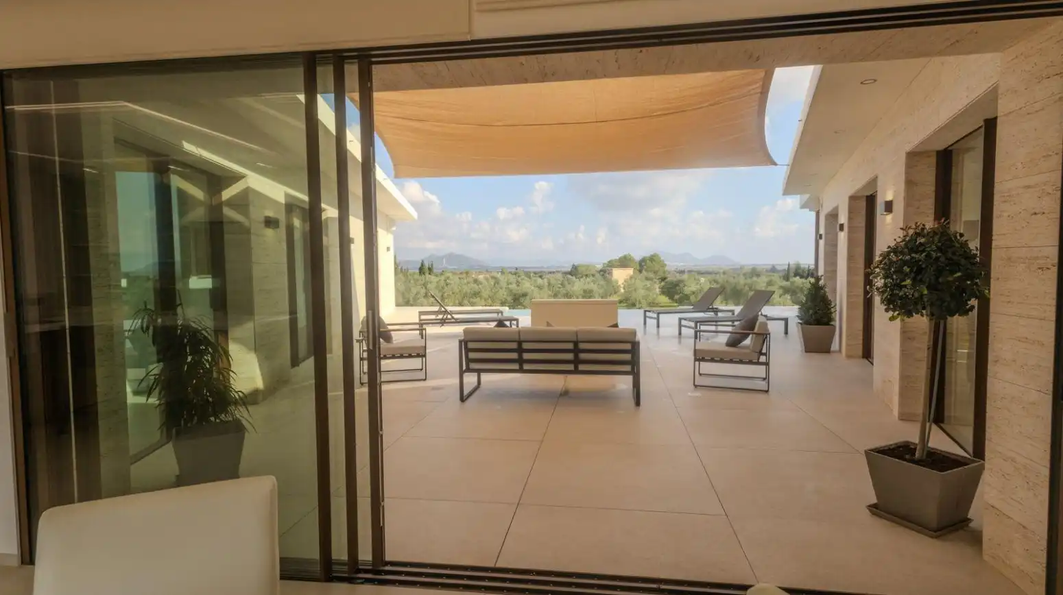 Terrassa de Casa o xalet de lloguer en Muro amb Aire condicionat, Calefacció i Jardí privat